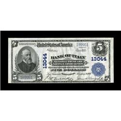 San Francisco, CA - $5 1902 Plain Back Fr. 609 Bank of 