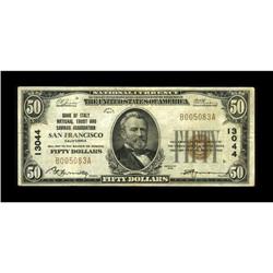 San Francisco, CA - $50 1929 Ty. 1 Bank of Italy Nation 