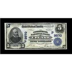 Upland, CA - $5 1902 Plain Back Fr. 600 The Commercial 