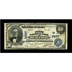 Durango, CO - $50 1902 Plain Back Fr. 684 