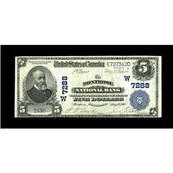 Montrose, CO - $5 1902 Plain Back Fr. 598 The Montrose 