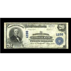 Hartford, CT - $20 1902 Plain Back Fr. 658 The Hartford 