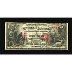 Wallingford, CT - $5 1875 Fr. 405 The First NB Ch. # 25 