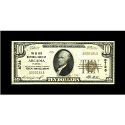 Arcadia, FL - $10 1929 Ty. 1 The De Soto National Bank 