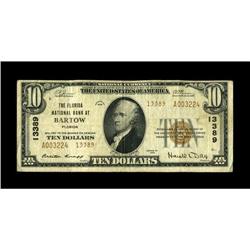 Bartow, FL - $10 1929 Ty. 2 The Florida NB Ch. # 13389A 