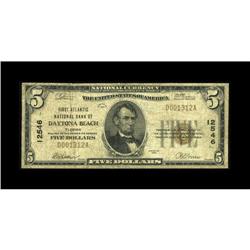 Daytona Beach, FL - $5 1929 Ty. 1 First Atlantic NB Ch. 