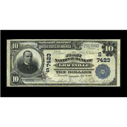 Graceville, FL - $10 1902 Plain Back Fr. 624 The First 