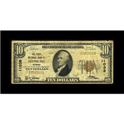 Leesburg, FL - $10 1929 Ty. 1 The First NB Ch. # 11038 