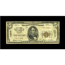 Miami, FL - $5 1929 Ty. 1 The Florida NB & TC Ch. # 135 