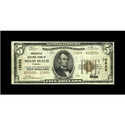 Miami Beach, FL - $5 1929 Ty. 2 Mercantile NB Ch. # 138 