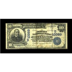 Orlando, FL - $10 1902 Date Back Fr. 620 The Peoples NB 