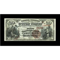Pensacola, FL - $20 1882 Brown Back Fr. 504 The First N 
