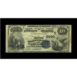 Pensacola, FL - $10 1882 Date Back Fr. 545 The First NB 