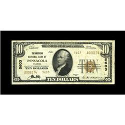 Pensacola, FL - $10 1929 Ty. 2 The American NB Ch. # 56 