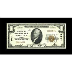 Pensacola, FL - $10 1929 Ty. 1 The Citizens & Peoples N 