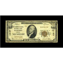Sanford, FL - $10 1929 Ty. 1 The Sanford Atlantic NB Ch 