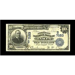 Tampa, FL - $10 1902 Date Back Fr. 616 The American NB 