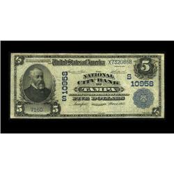Tampa, FL - $5 1902 Plain Back Fr. 606 The National Cit 