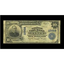 Tampa, FL - $10 1902 Plain Back Fr. 632 The National Ci 