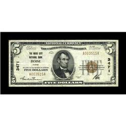 Boise, ID - $5 1929 Ty. 1 The Boise City NB Ch. # 3471T 