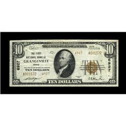 Grangeville, ID - $10 1929 Ty. 2 The First NB Ch. # 692 