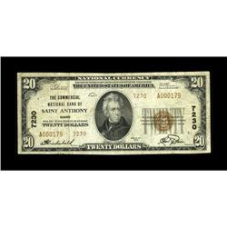 Saint Anthony, ID - $20 1929 Ty. 2 The Commercial NB Ch 