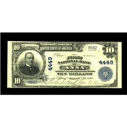 Anna, IL - $10 1902 Plain Back Fr. 627 The First NB Ch. 