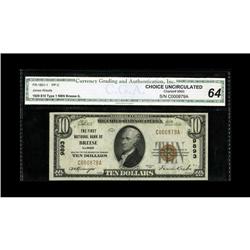 Breese, IL - $10 1929 Ty. 1 The First NB Ch. # 9893A se 