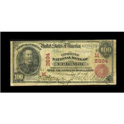 Chicago, IL - $100 1902 Red Seal Fr. 686 The Continenta 