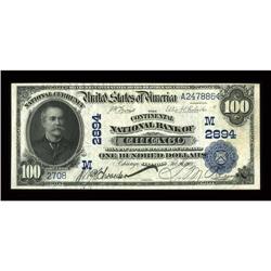 Chicago, IL - $100 1902 Date Back Fr. 689 The Continent 
