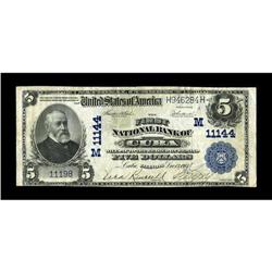 Cuba, IL - $5 1902 Plain Back Fr. 605 The First NB Ch. 