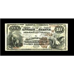 Jacksonville, IL - $10 1882 Brown Back Fr. 484 The Jack 