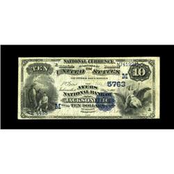 Jacksonville, IL - $10 1882 Date Back Fr. 545 The Ayers 