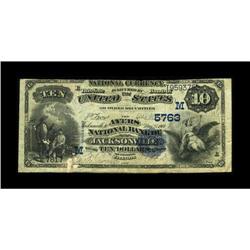 Jacksonville, IL - $10 1882 Value Back Fr. 577 The Ayer 