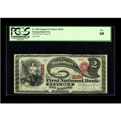 Los Angeles, CA - $20 1902 Plain Back Fr. 659 The First 