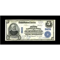 Mount Pulaski, IL - $5 1902 Plain Back Fr. 600 The Firs 