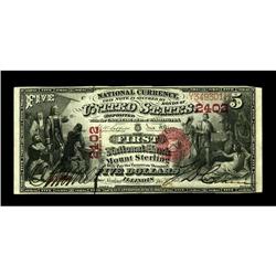 Mount Sterling, IL - $5 1875 Fr. 404 The First NB Ch. # 
