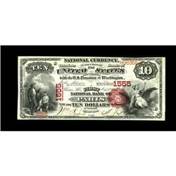 Paris, IL - $10 1875 Fr. 416 The First NB Ch. # 1555Thi 