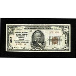 Peoria, IL - $50 1929 Ty. 1 Commercial Merchants NB &TC 