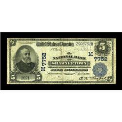 Shawneetown, IL - $5 1902 Plain Back Fr. 598 The NB of 