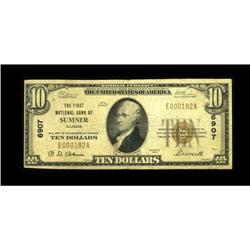 Sumner, IL - $10 1929 Ty. 1 The First NB Ch. # 6907A B 