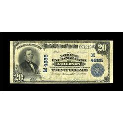 Anderson, IN - $20 1902 Plain Back Fr. 654 The National 