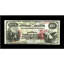 Fort Wayne, IN - $10 1875 Fr. 419 The Hamilton NB Ch. # 