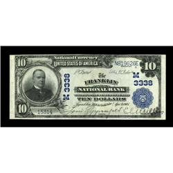 Franklin, IN - $10 1902 Plain Back Fr. 624 The Franklin 