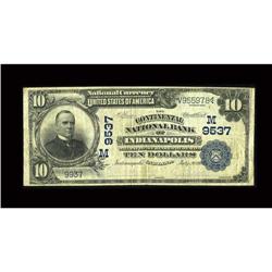 Indianapolis, IN - $10 1902 Date Back Fr. 618 The Conti 