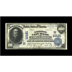Indianapolis, IN - $100 1902 Date Back Fr. 693 National 