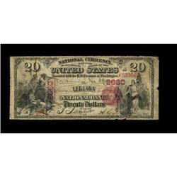 Lebanon, IN - $20 1875 Fr. 435 The Lebanon NB Ch. # 266 
