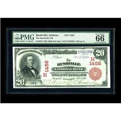 Rushville, IN - $20 1902 Red Seal Fr. 639 The Rushville 