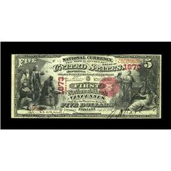 Vincennes, IN - $5 1875 Fr. 401 The First NB Ch. # 1873 