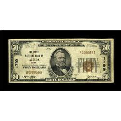 Albia, IA - $50 1929 Ty. 1 The First NB Ch. # 1799Less 